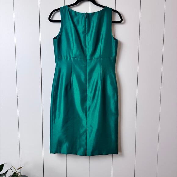 Kasper Emerald Green Sheath Dress size 2P - Picture 4 of 9